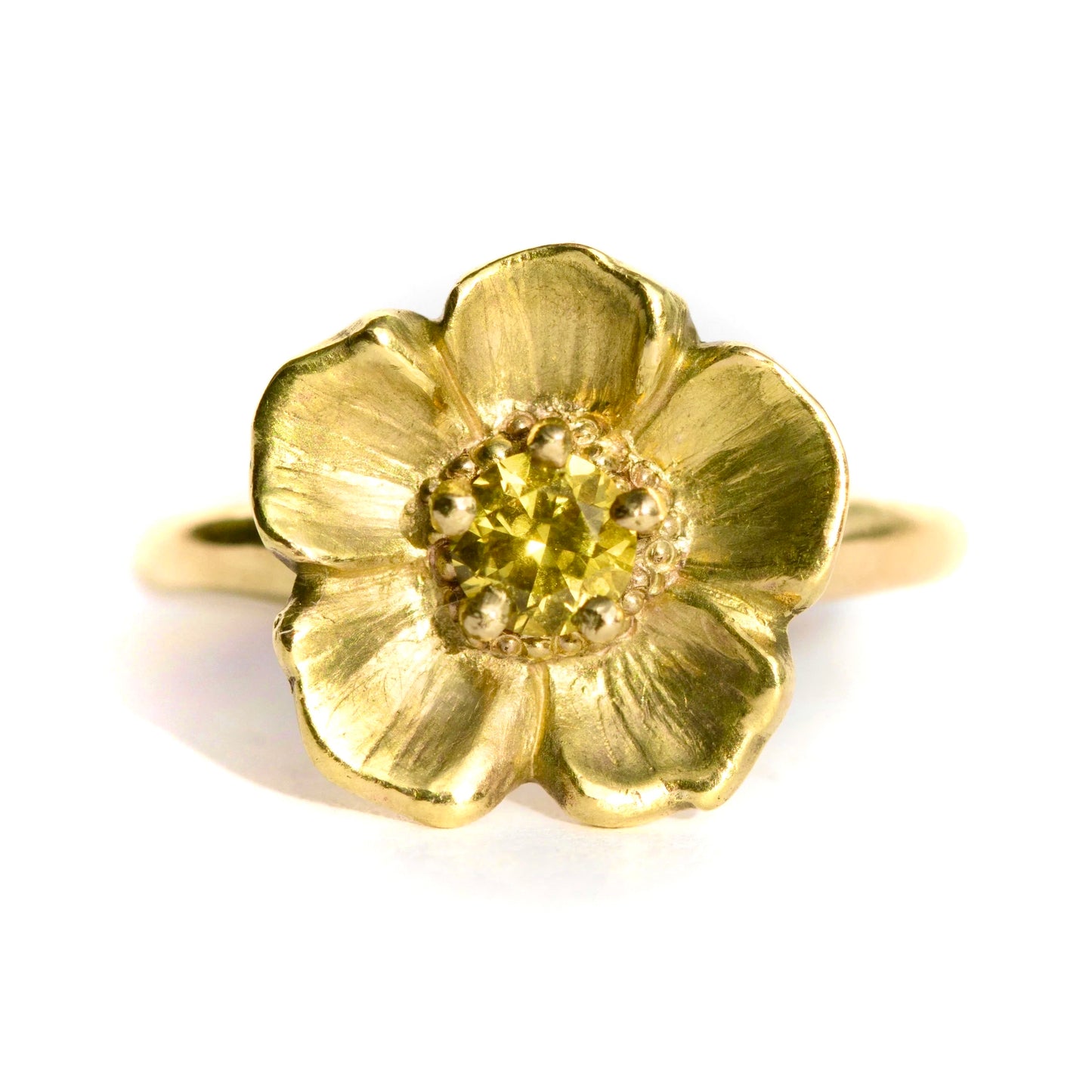 Buttercup Ring- Sapphire 18ct Gold