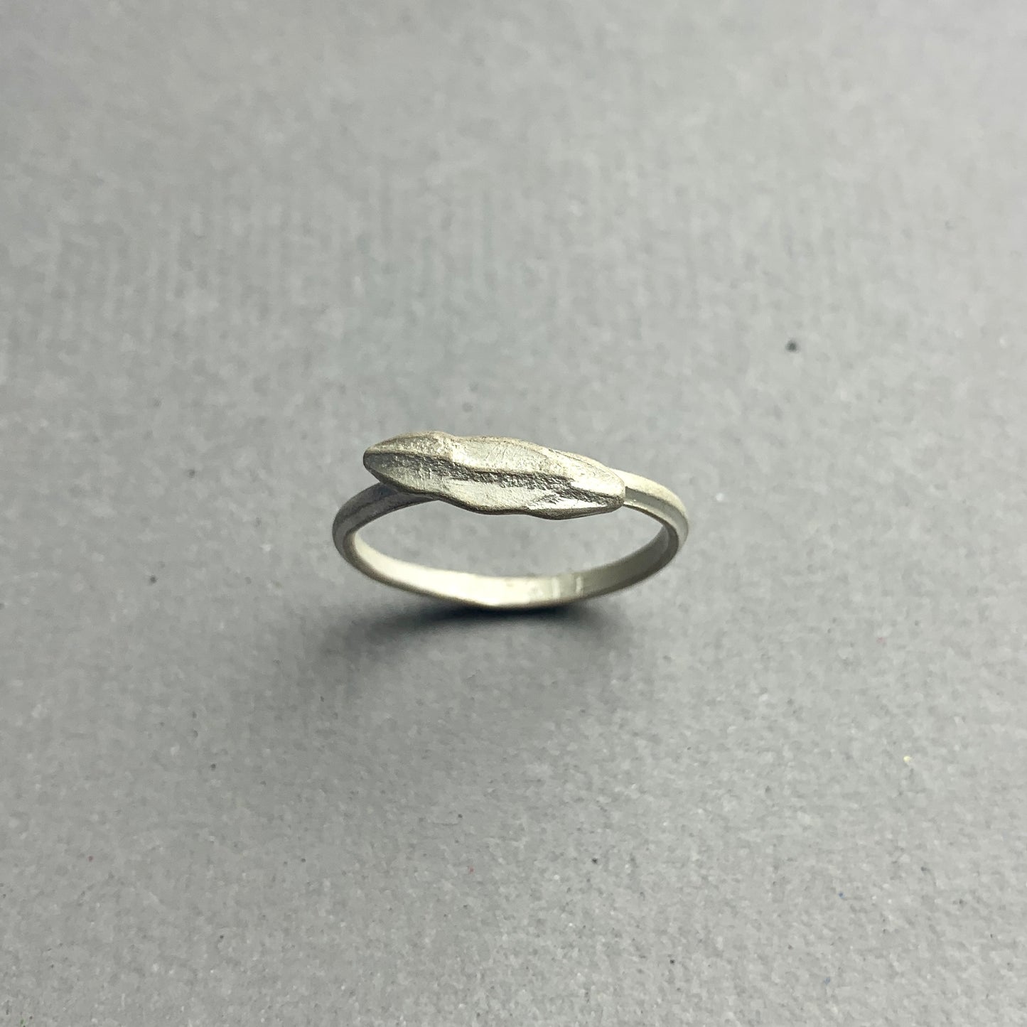 Journal Ring-Leaf No.3-Silver