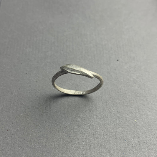 SOLD OUT Journal Ring-Leaf No.2 -Silver