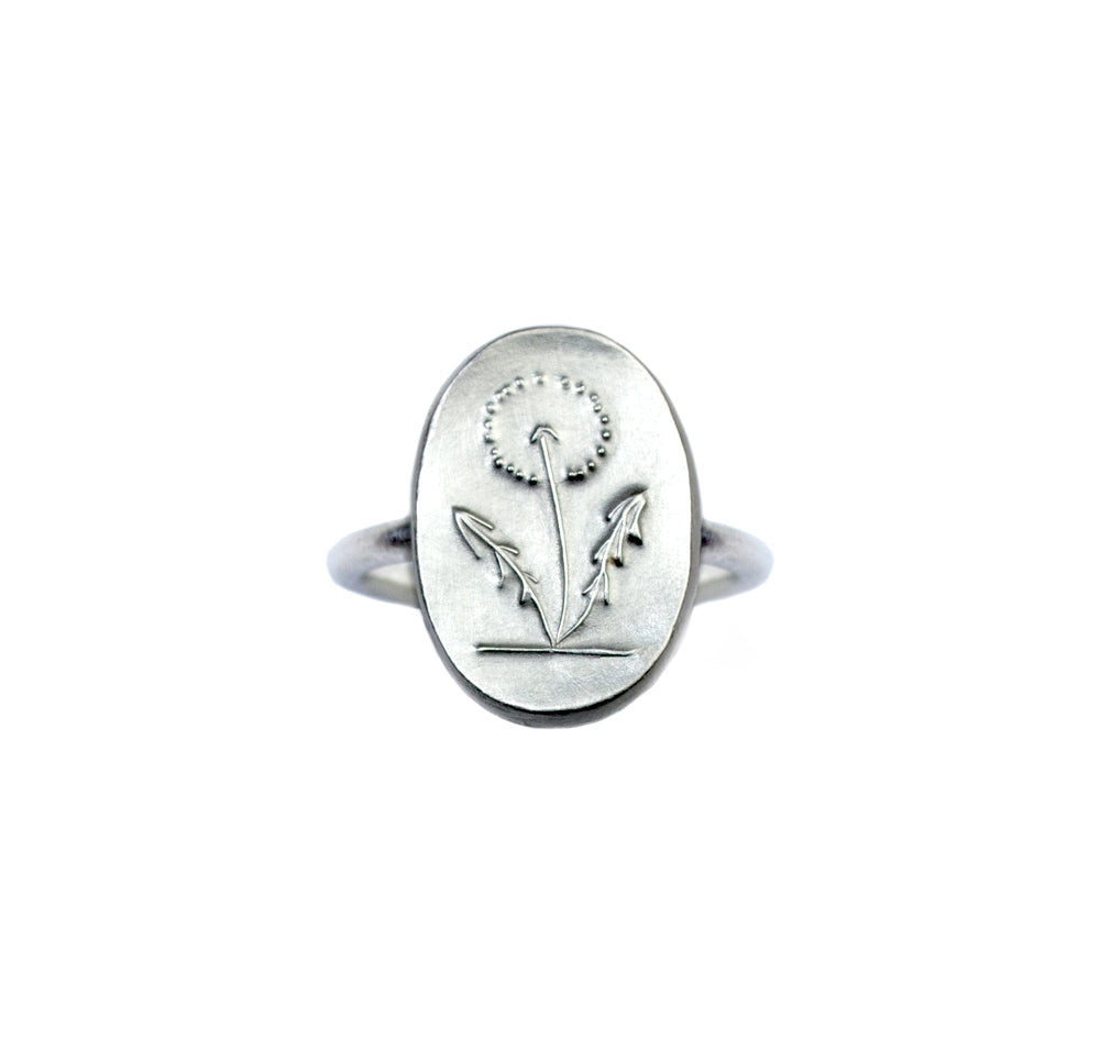 Dandelion Ring - Silver