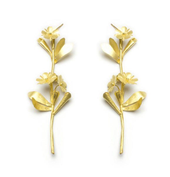 SOLD OUT Grande Sprig Earrings - Golden