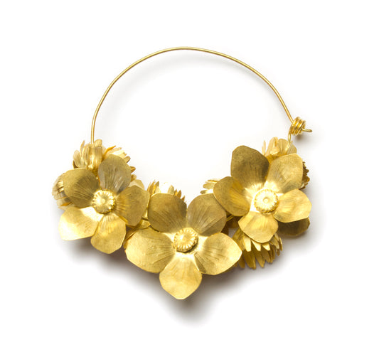 Ghirlan Hoop Earrings - Gold