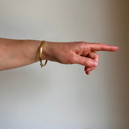 Ulno Line Bangle - 18ct Gold