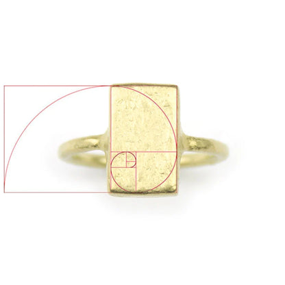 Golden Ratio Ring ~MINI~ 22ct Solid Yellow Gold