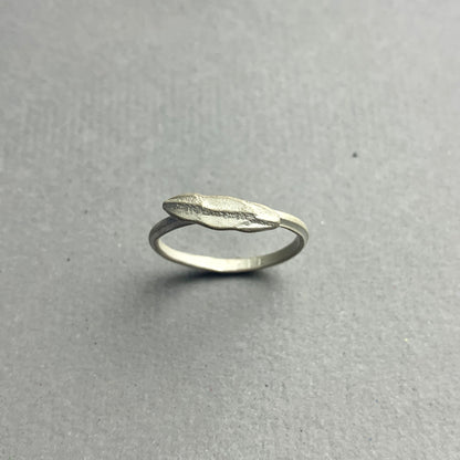 Journal Ring-Leaf No.3-Silver