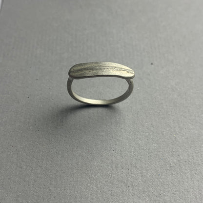 Journal Ring-Leaf No.4 -Silver