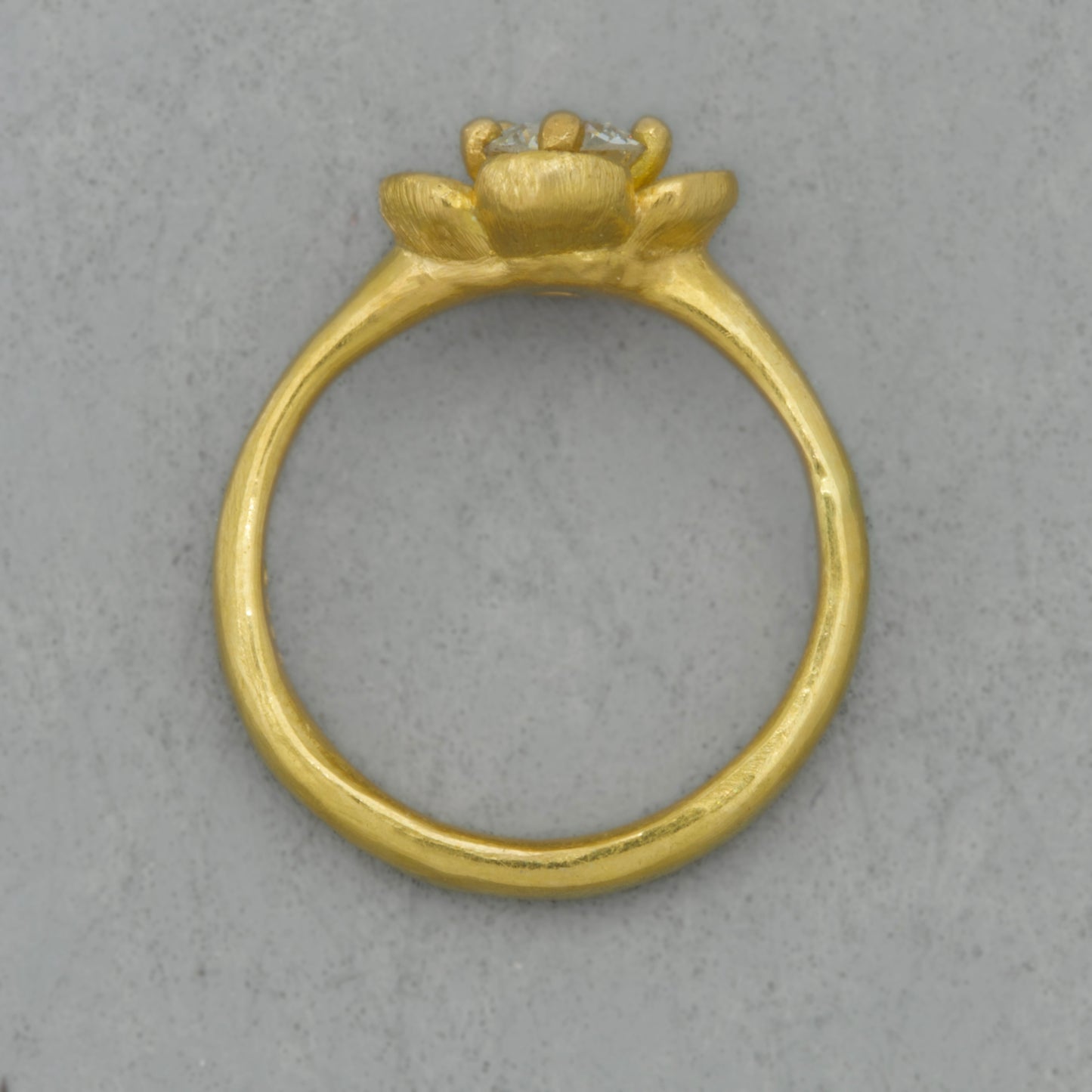 Diamond Ring- Flower 22ct Gold