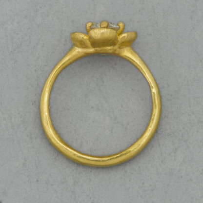Diamond Ring- Flower 22ct Gold