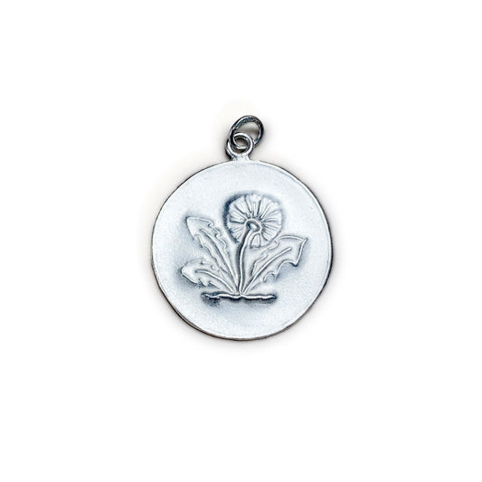 Dandelion Pendant - Silver