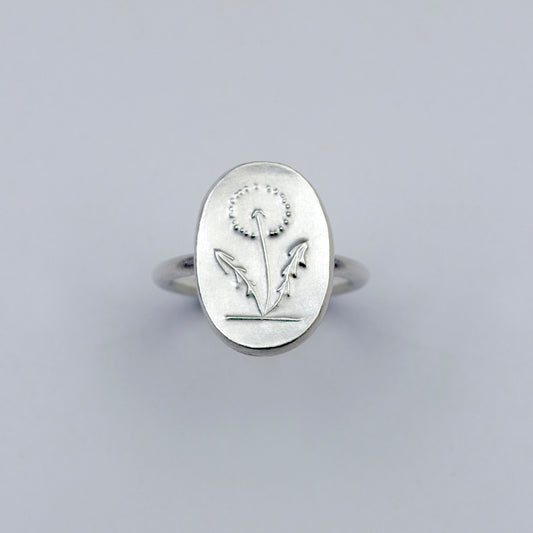 Dandelion Ring - Silver