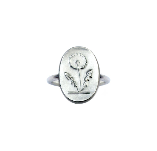Dandelion Ring - Silver