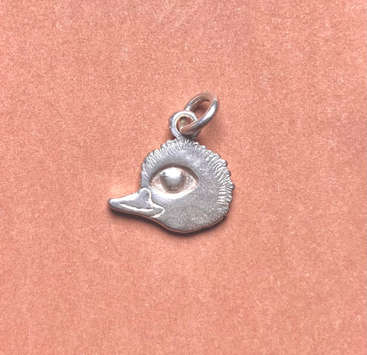 Baby Platypus Pendant- Silver