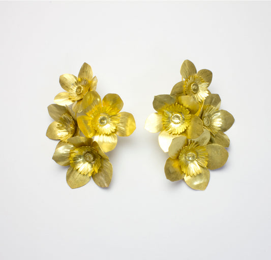 SOLD OUT Grande Springtime Flower Earrings