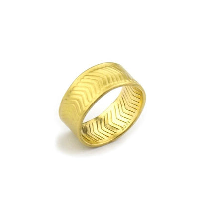Chevron Ring ~ 22ct Gold