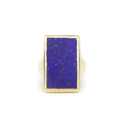 Golden Ratio Ring ~ Gold & Lapis Lazuli