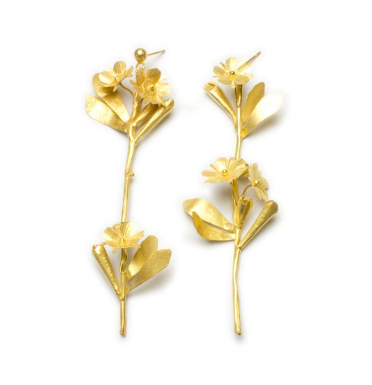 SOLD OUT Grande Sprig Earrings - Golden