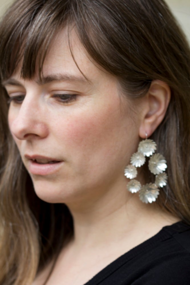 Fiori Seven-Flower Earrings – Silver