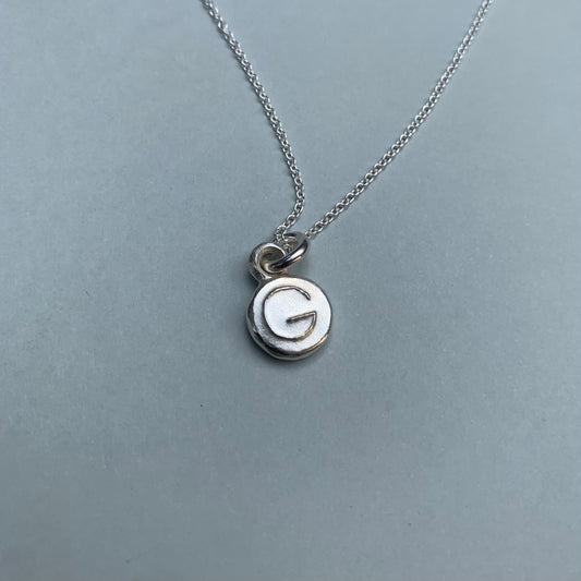 Alphabet Pendant-Silver