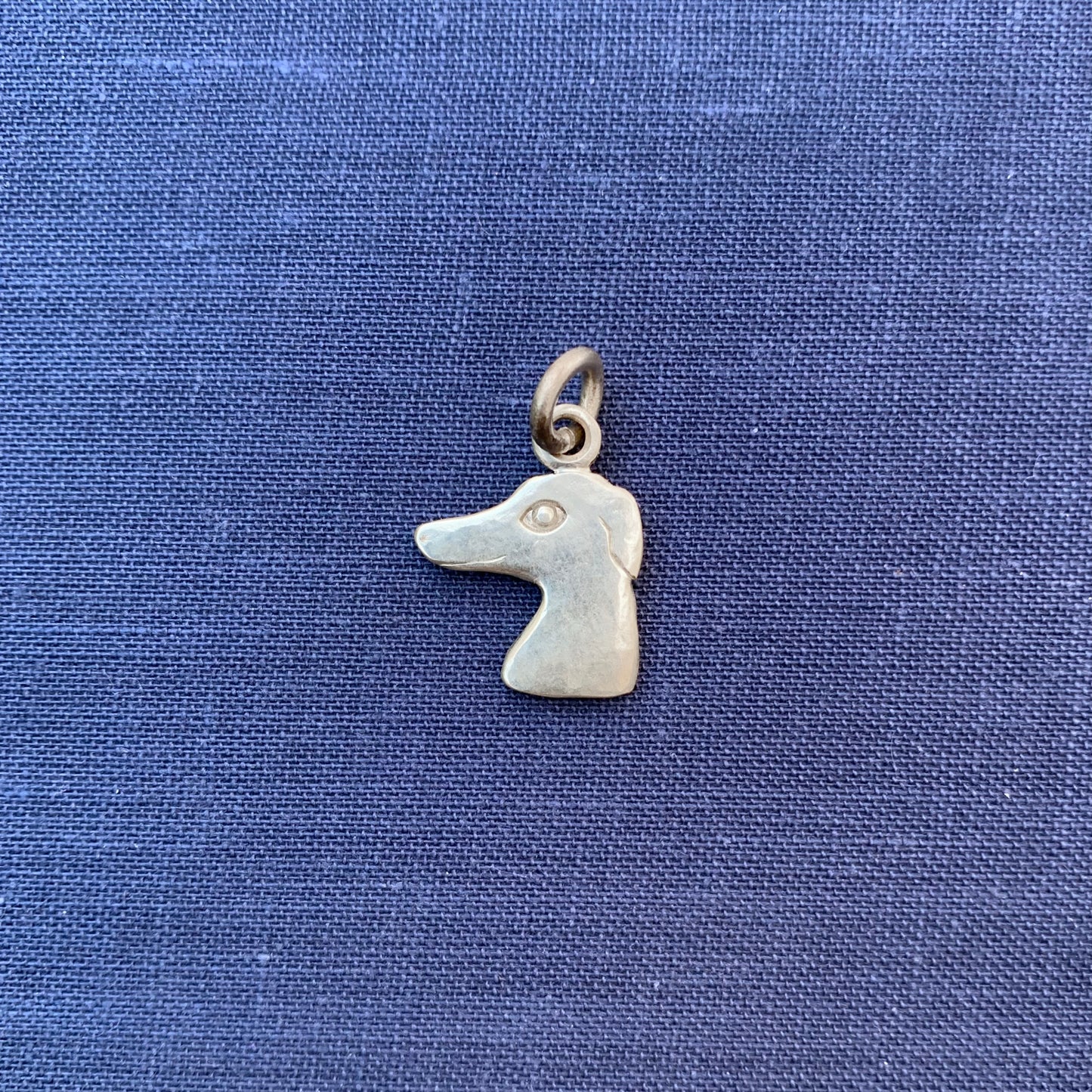 Sighthound Dog Pendant - Silver