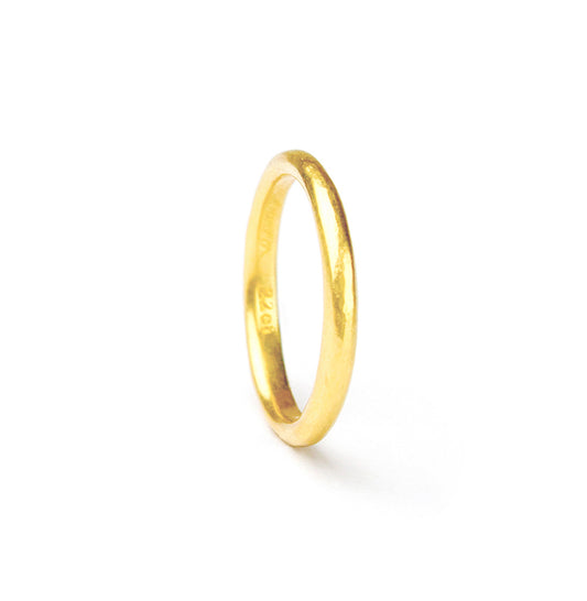 Best Ring -Recycled 22ct Solid Yellow Gold 2.5mm