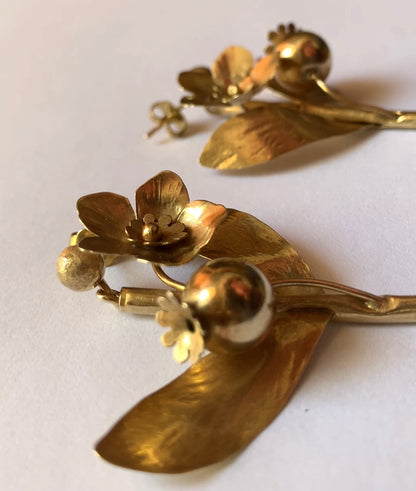 SOLD OUT Sprig Earring- Gold Plated
